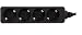 Produktbild InLine 16441E 4 AC Outlet (S) 1.5 m Schwarz Steckdosenleiste – Steckdosenleiste (Schwarz, Schwarz, 1,5 m)