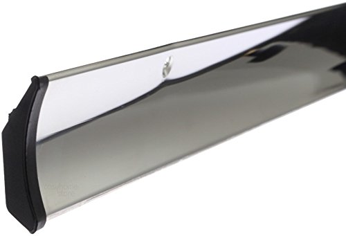 Regenwasserabweiser mit Endkappen – 914 mm lang, Silber + Überzug - 2