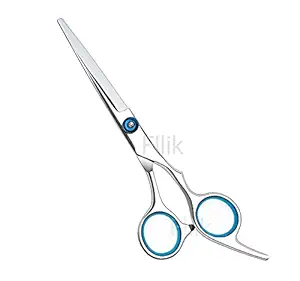 Fllik Professional Hair Cutting Hair Trimming Scissor Hair Styling Hair Dressing Scissor for Men Women and Kids for Salon Barbers Stainless Steel (Professional Barber Hair Cutting Scissor)