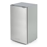 PRÁCTICA: Con un amplio espacio interior de 90 litros, la nevera de diseño lujoso Klarstein Alleinversorger con su elegante puerta de acero inoxidable es ideal para apartamentos, segundas residencias o sótanos por su tamaño compacto.