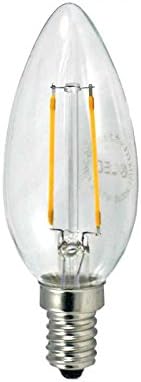 Vintage Led Bulb E14 LED 3.5 W LED with Warm Light, Yellow, 3.5 x 9.6 cm