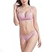 Produktbild Damen Dessous Sets Comfort Underwire Push Up BH Und Panties Set Elegante Vintage Spitze Bralette Mode Bequem Atmungsaktiv Unterwäsche Underwear Unterwäsche Damen