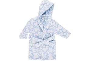 TOUS BABY - Albornoz de Rizo Kaos para tu Bebé. (Color Celeste, Talla M)