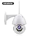 Produktbild Tomobile Überwachungskamera Aussen WLAN 1080P Dome IP Kamera PTZ,3X Optischer Zoom,Wasserfest,Bewegungserkennung,20m Nachtsicht,Supporto TF Card da 128 GB,Kompatibel mit Smartphones/Tablets/Windows