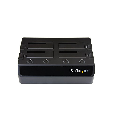 StarTech.com 4 Bay eSATA USB 3.0 to SATA Hard Drive Docking Station for 2.5/3.5 HDD