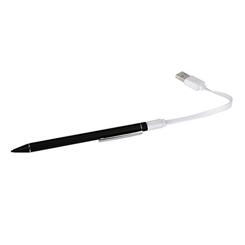 Bescita Screen Touch Pen Schreibkopf Stylus mit USB-Ladekabel für iPhone 6 / 6s Plus 7 / 7s Plus (Schwarz) - 5