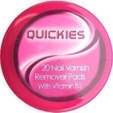 Quickies 20 Nail Varnish Remover Pads x 4