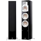 Yamaha NS 555 Stand Lautsprecher System (3-Wege Bassreflex, Waveguidehorn, 100W) klavierlackschwarz, 1 Stück