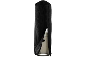 GASDEPOT 11kw/15kw Round Glass Tube Patio Heater Cover (Black)