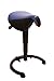 Produktbild meychair Schlagzeughocker, Sattelhocker, Drummer Hocker, Drehhocker, Kunstleder schwarz-blau