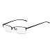 Produktbild BMY Anti Blue Light Brille UV400 Transparente Brille für Computer/Telefon [Anti Augenermüdung] Brillen, Unisex (Herren/Damen) (Farbe: Schwarz)
