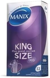 Manix Préservatifs King Size par 12- (for multi-item order extra postage cost will be reimbursed)