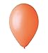 Produktbild 100 Luftballons Ø 33cm (13") / 120cm Umfang - Farbe orange