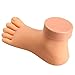 Chinatera Practice Reusable Foot Model Flexible Movable Soft Fake Foot Tool for Nail Art Training Nails Tool