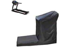 UCARE Cubierta protectora para cinta de correr con cremallera para exteriores o interiores, cubierta impermeable para cinta de correr para gimnasio en casa, color negro