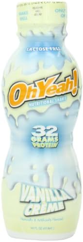 ISS OhYeah! Protein Shake RTD - Vanilla Creme, 12 - 14 oz (414 mL) Bottles