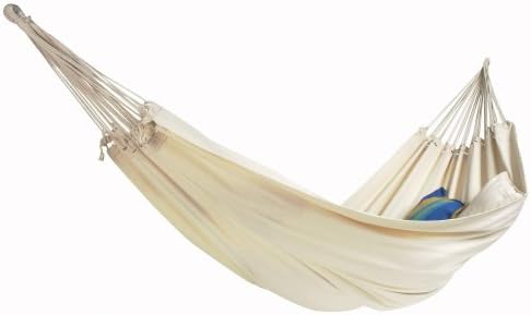 Laminvale Ltd AMAZONAS XXL comfort boho hammock Paradiso Natura handmade in Brazil 250cm x 175cm up to 200kg in white