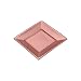 Produktbild Maxi Products Teller Kunststoff Quadrat Rose Gold - 17 x 17 cm - 4 Einheiten
