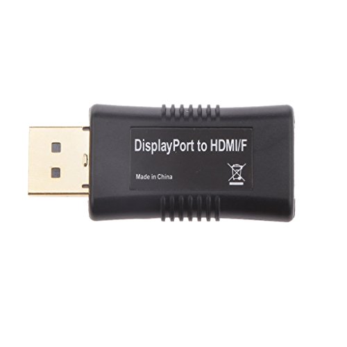 Gazechimp DP DisplayPort Male to HDMI Female Konverter Adapter Kabel Für PC Laptop - 2
