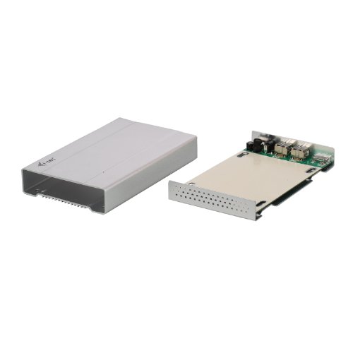 i-tec USB 3.0 Advance MySafe externes 2,5″ Festplattengehäuse 2x FW800 1x USB 3.0 für SATA I, II, III HDD SSD Allu-Gehäuse für optimale Wärmeableitung - 4