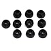 Produktbild Medium Black color Silicone Replacement Ear Buds Tips 5 Pair for Audio-Technica Skullcandy Monster Sony Ultimate Ears Sharp Sennheiser Plantronics TDK Phillips Panasonic Denon Griffin JVC by BLUECELL