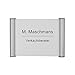 Produktbild Türschild CLIPPO Nr.2 l Hotelschild l Namensschild l Wechselschild l 155x105 mm l für Einlagen DIN A6 l selbstklebend l Art.-Nr.32502