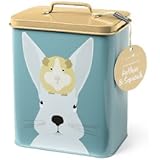 Leckerli-Dose für Haustiere - Arthur und Squeak - Futterdose für Kaninchen oder Meerschweinchen