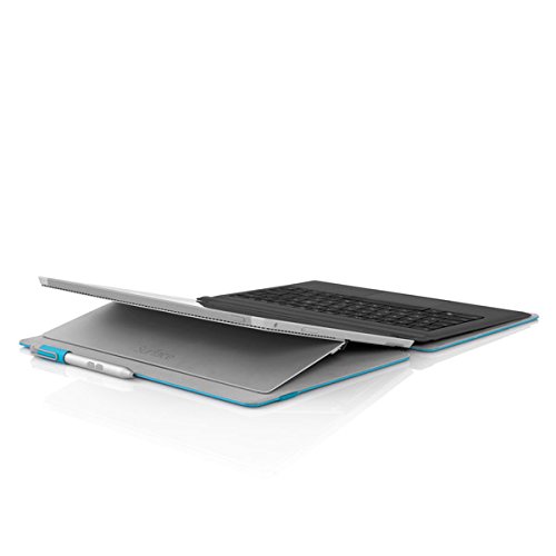 Incipio MRSF-070-CYN Roosevelt Folio Microsoft zertifizierte Kunstledertasche mit Standfunktion und Type Cover Kompatibilität für Microsoft Surface Pro 3 – hellblau - 7