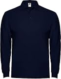  Polo de Hombre Manga Larga 6635 ESTRELLA-2XL-Azul Marino 55