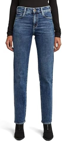 G-STAR Strace Straight Jeans Jeans, Blu (Antique Faded Orinoco Blue D23951-c052-g118), 25W / 28L Donna