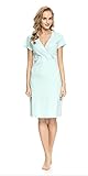 dn-nightwear Damen Umstandsnachthemd / Stillnachthemd aus 100% Baumwolle - 2