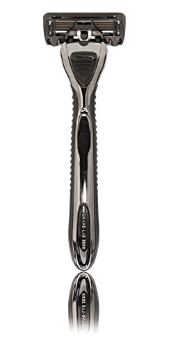 SHAVE-LAB – ZERO – Starter Set Rasierer mit 4 Klingen (Black Edition mit P.6 – für Männer die optimale Rasur bei empfindlicher Haut) - 3