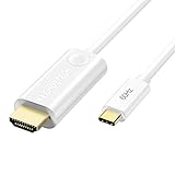 【Amplia Compatibilidad】Este versátil cable es compatible con los ordenadores de USB-C Puerto con modo DP Alt, como 2018/2017 MacBook Pro, 2017 iMac, 2016 MacBook Pro, 2017/2016 MacBook, ChromeBook Pixel, Dell XPS 15, y otros usb c dispisitivos. Nota: Diseñado solo para computadoras, no para tabletas o Smartphones, excepto Samsung Galaxy Note9 / S9 / S9 Plus / Note 8 / S8 / S8 Plus, Huawei Mate 20/ Mate 10 / Mate 10 Pro / P20 / P20 Pro).