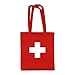 Produktbild dress-puntos Baumwolltasche Schweizer Kreuz 20drpt15-bwt00035-30 Textil classicred / Motiv weiss - 42 x 38 cm