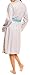 Happy Mama Women's Maternity Nightie Robe Hospital Set Nursing Nightshirt. 385p (Turquoise, 16)