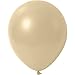 Produktbild 10 x Luftballons Metallic (Glänzend) Ø 30 cm | Freie Farbauswahl | 23 Ballon Farben | partydiscount24® (Creme)