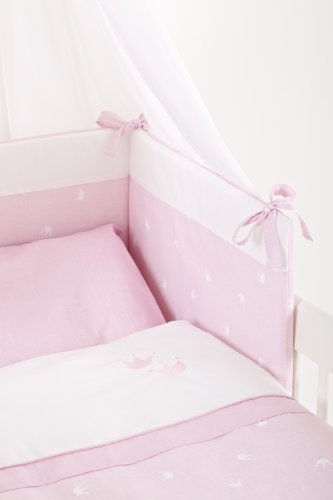 Träumeland TT12501 Bettset Krönchen, 4-teilig, rosa - 3