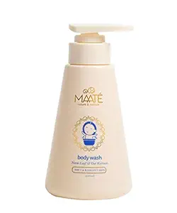 MAATE Baby Body Wash | Contains Oat, Neem and Licorice Extracts, Moisturising and Soap Free, Natural New Born Baby Soap - 250 Ml