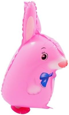 Play-tec Hase Foil Balloon for Children's Birthday Party, Summer or Winter Parties, Work Parties, Fairs or Fetes, Decoration Balloons, Premium Quality, Walking Helium Fill Balloon