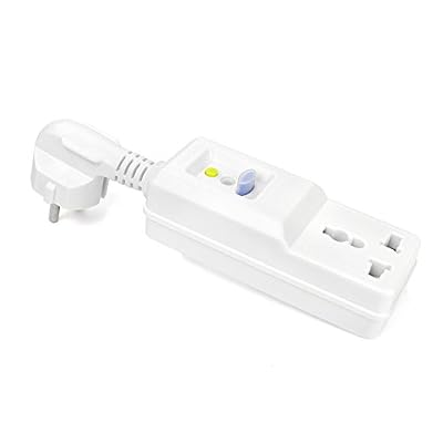 OAONAN Disjoncteurs RCD Plug Electrique Adaptateur Prise Différentielle avec Disjoncteur Interrupteur 16Amp