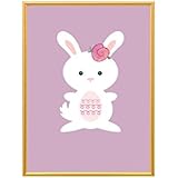 Kunstdruck - Illustration - Cute Bunny - A4 Größe