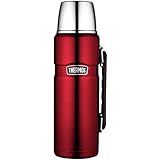 Thermos del acero inoxidable Frasco Rey - Red (1200 ml)