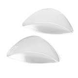 Pixnor 4 Pairs of Adhesive Arch Support Gel Insole for Flat Feet (Transparent)