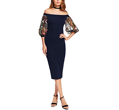 navy bardot bodycon dress