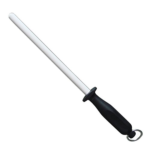 Windmühlenmesser Wetzstab Keramik weiß 26 cm