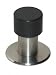 Produktbild BMB 8612.039 Edelstahl Türstopper Ø 50mm mit Gummiring für Bodenbefestigung