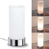 Altura: 240  mm Paulmann 77029 Pinja-Lámpara de Mesa de 3 encendidos táctil E14, 0 W, Cromo, Blanco, 11 x 11 x 24 cm
