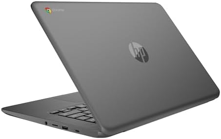 HP Chromebook 14a-ne1000sl Notebook, Intel Celeron N4500, 4GB RAM, 64GB eMMC, Display 14" HD Antiriflesso SVA, Intel UHD Graphics, ChromeOS, Grigio