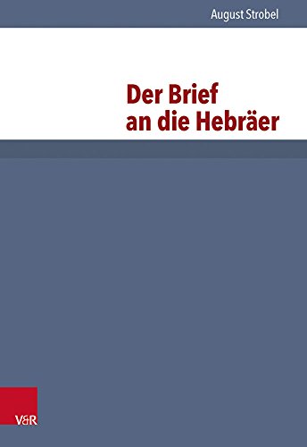 Das Neue Testament Deutsch (NTD), 11 Bde. in 13 Tl.-Bdn., Bd.9/2, Der Brief an die Hebräer