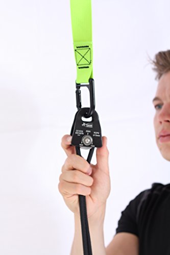 eaglefit® Sling Trainer mit Umlenkrolle Trainingsposter, Schlingentrainer – Modell 2017 - 8